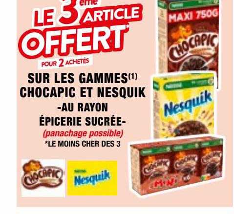 Les Gammes Chocapic Et Nesquik