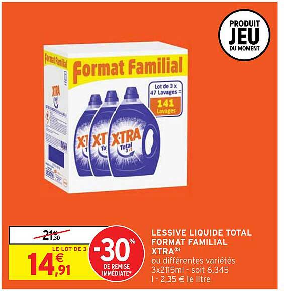 lessive liquide total format familial xtra
