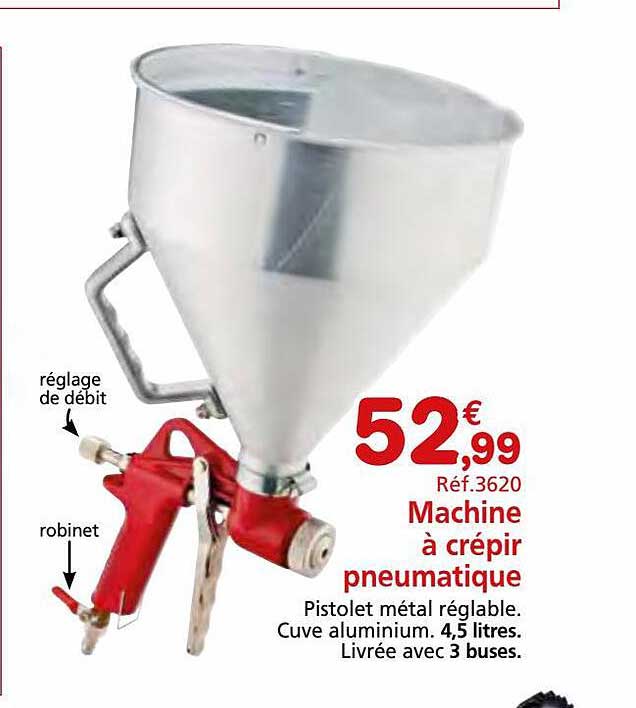 Machine à Crépir Pneumatique