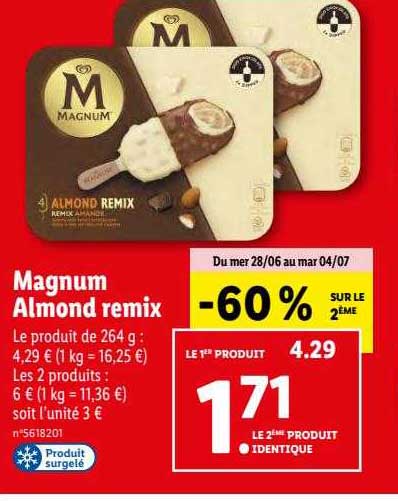 magnum almond remix