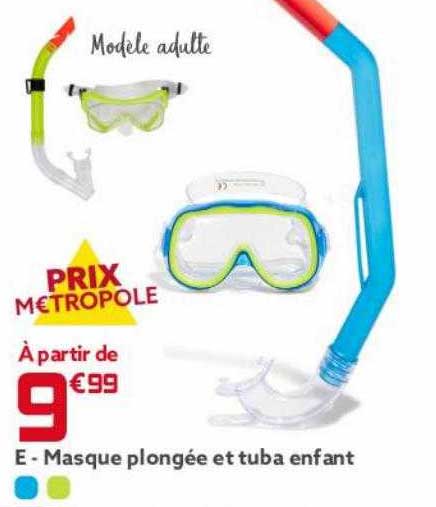 masque plongée et tuba enfant