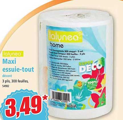 maxi essuie-tout décoré lalynea