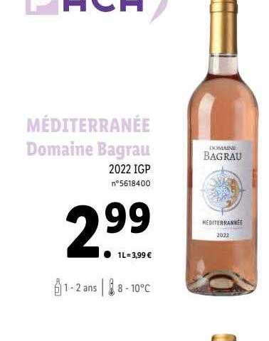 méditerranée domaine bagrau 2022 igp