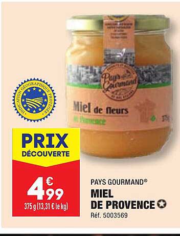 Miel De Provence Pays Gourmand