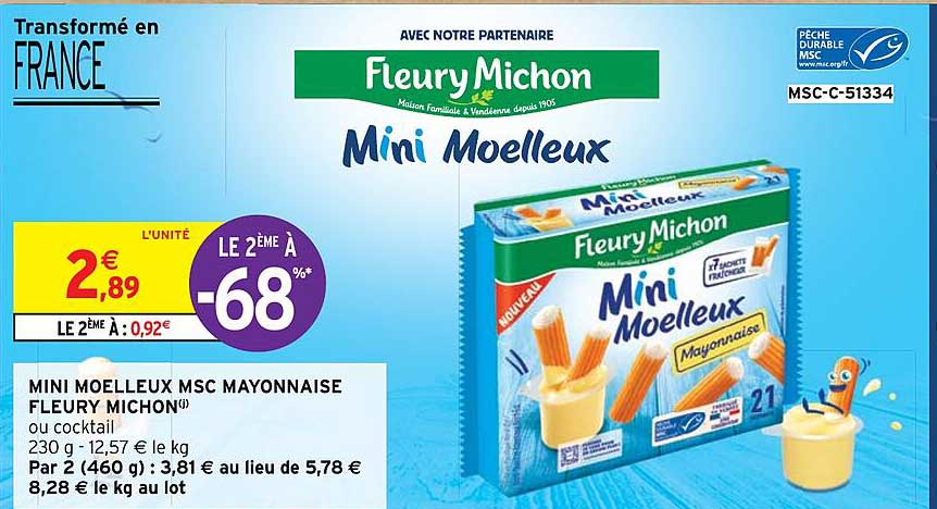 mini moelleux msc mayonnaise fleury michon