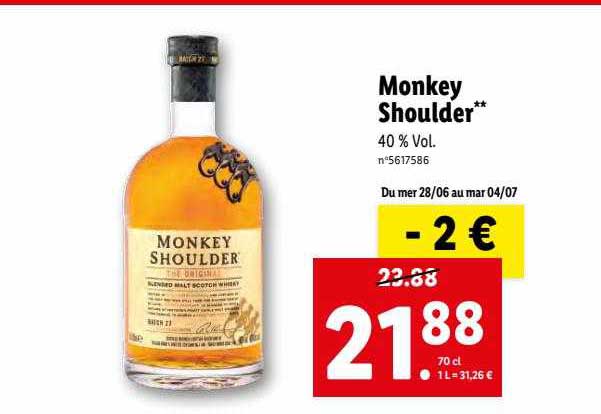 monkey shoulder