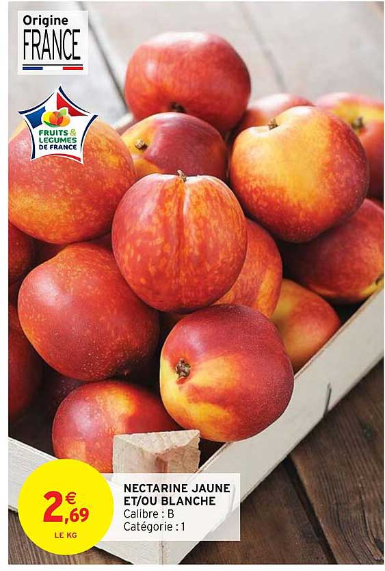 nectarine jaune et-ou blanche