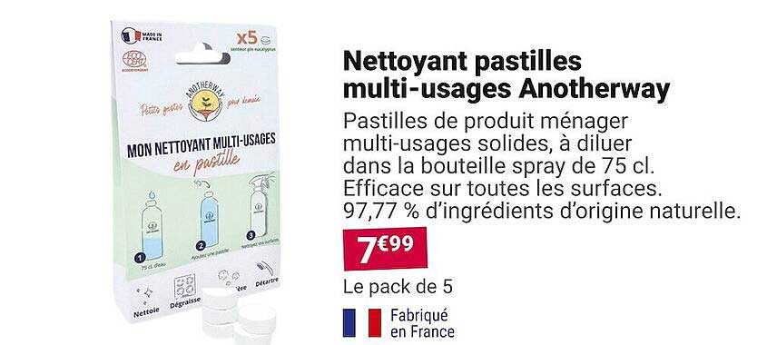 nettoyant pastilles multi-usages anotherway