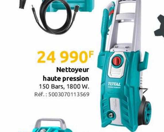 nettoyeur haute pression total 150 bars, 1800 w