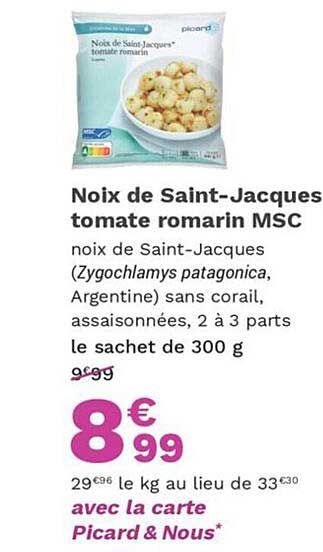 noix de saint-Jacques tomate romarin msc