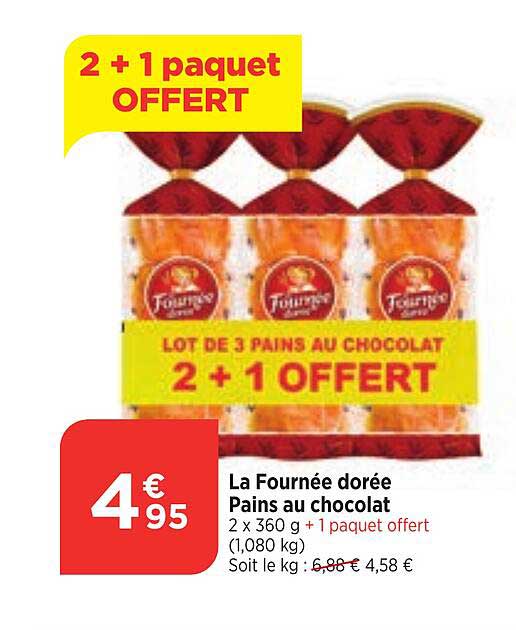 pains au chocolat la fournée dorée