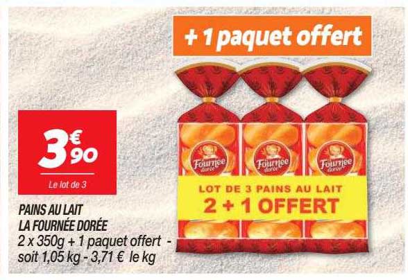 pains au lait la fournée dorée