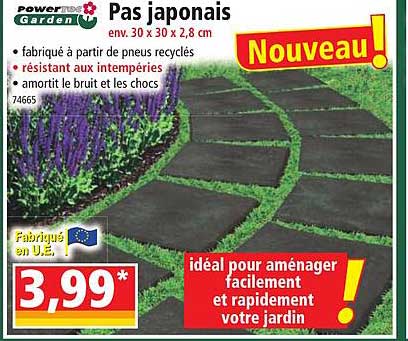 pas japonais powertec garden