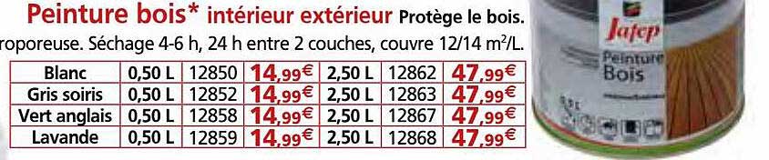 Peinture Bois Intérieur Extérieur Jafep
