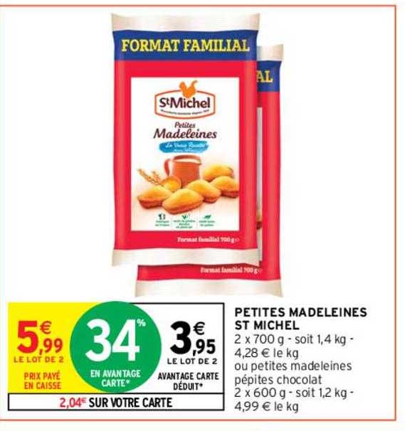 petites madeleines st michel