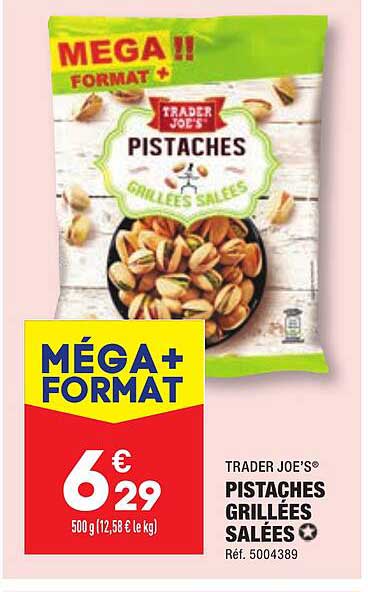pistaches grillées salées trader joe's
