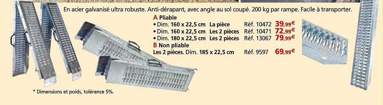 pliable, non pliable