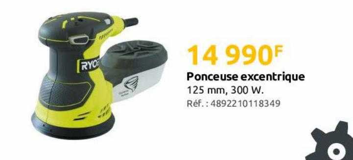 ponceuse excentrique ryobi