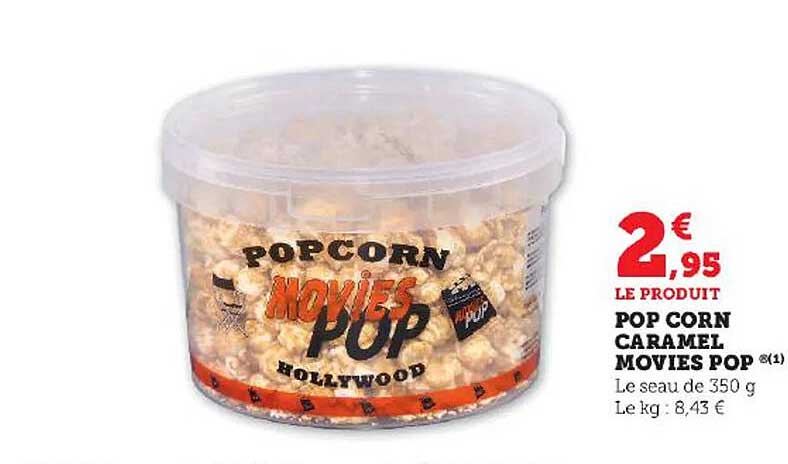 pop corn caramel movies pop