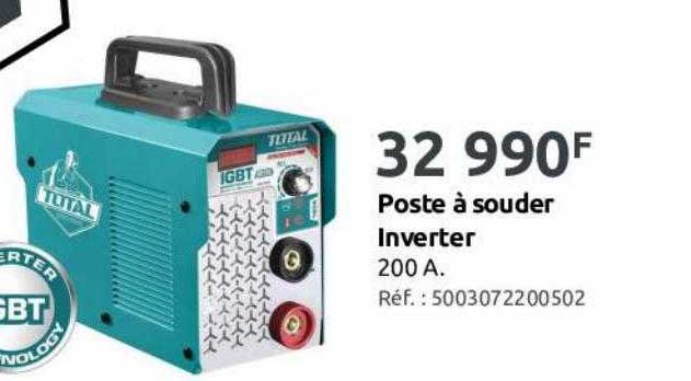 poste à souder inverter 200 a total
