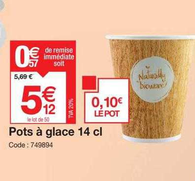 pots à glace 14 cl