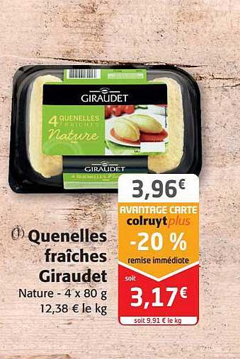Quenelles Fraîches Giraudet