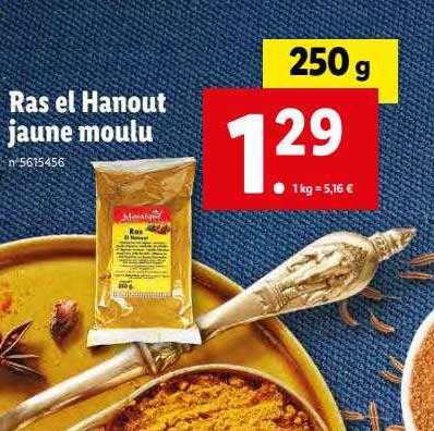 Ras El Hanout Jaune Moulu