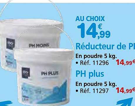 réducteur de ph moins, ph plus