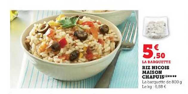 riz niçois maison chapuis