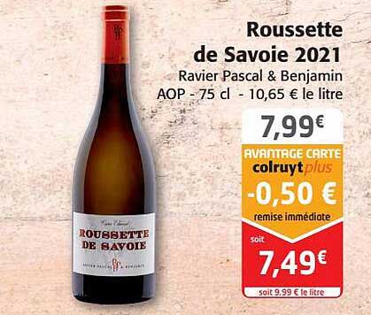 roussette de savoie 2021 ravier pascal & benjamin aop
