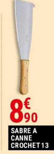 sabre a canne crochet 13