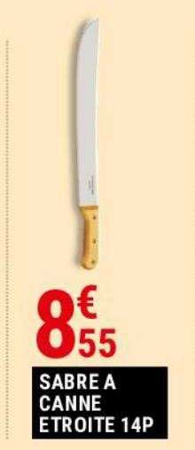sabre a canne étroite 14p