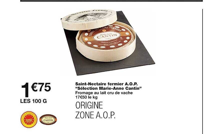 saint-nectaire fermier a.o.p. "sélection marie-anne cantin"