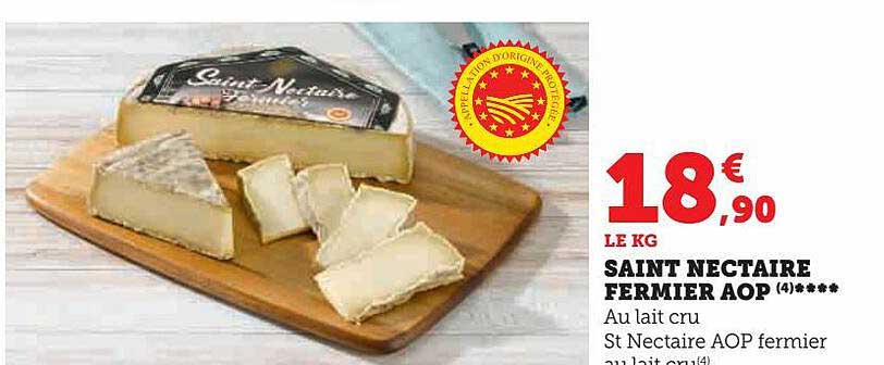 saint nectaire fermier aop