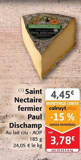 Saint Nectaire Fermier Paul Dischamp