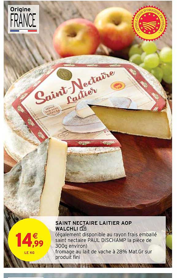 saint nectaire laitier aop walchli