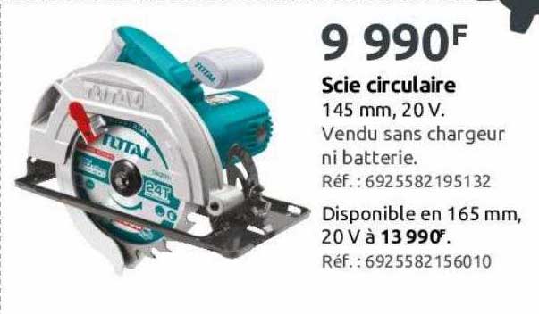 Scie Circulaire 145 Mm , 20 V Total