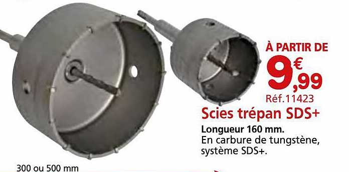 scies trépan sds+