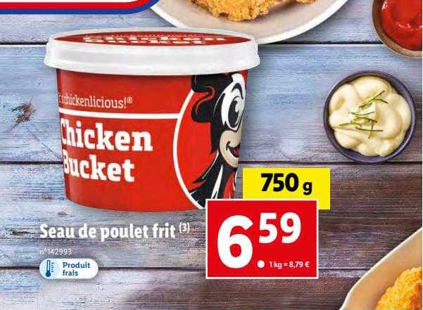seau de poulet frit