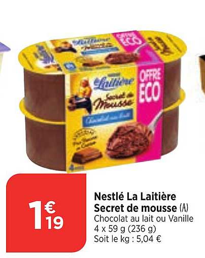 Secret De Mousse Nestlé La Laitière