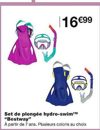 set de plongée hydro-swim "bestway"