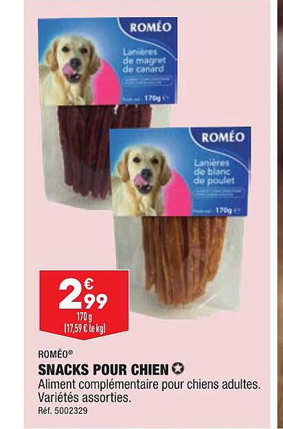 Snacks Pour Chien Roméo