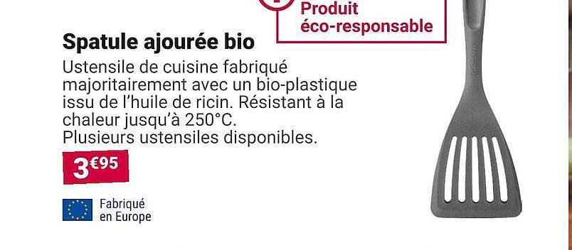 spatule ajourée bio