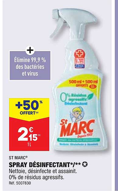 spray désinfectant st marc