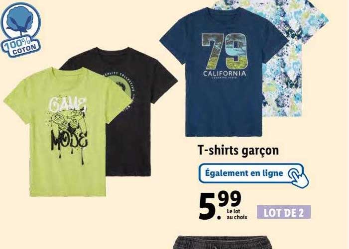 t-shirts garçon