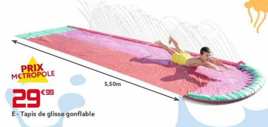 tapis de glisse gonflable