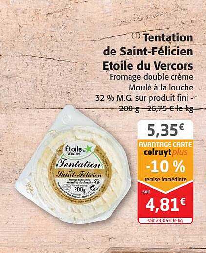 tentation de saint-Félicien étoile du vercors