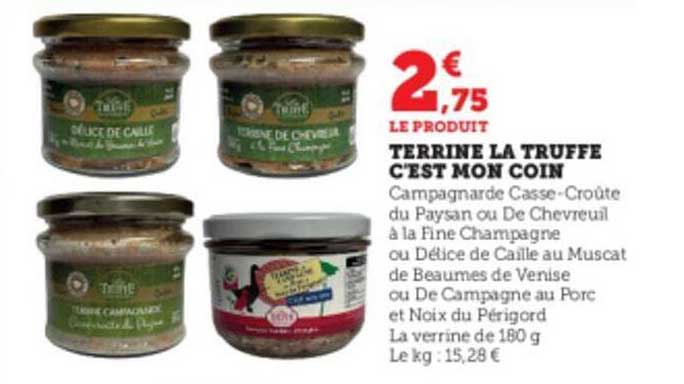 terrine la truffe c'est mon coin