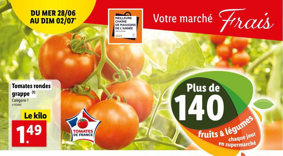 Tomates Rondes Grappe