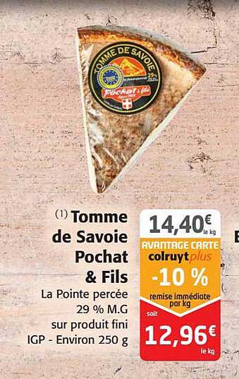 Tomme De Savoie Pochat & Fils